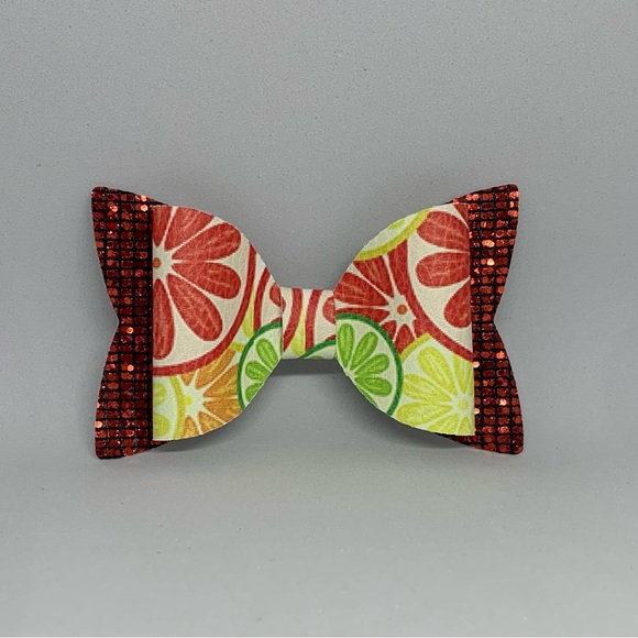 Handmade Faux Leather Hairbows - Picture 14 of 16